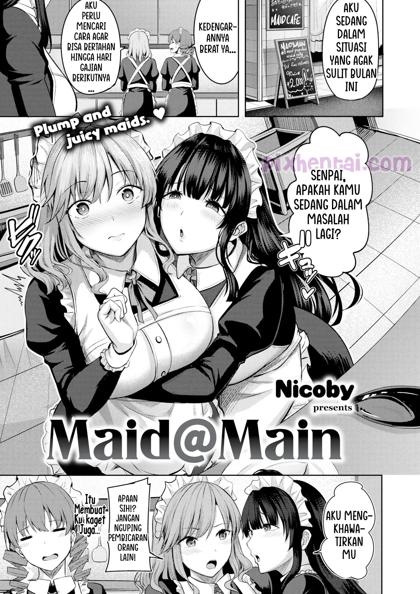 Komik hentai xxx manga sex bokep Maid Main Plump and juicy maids 1